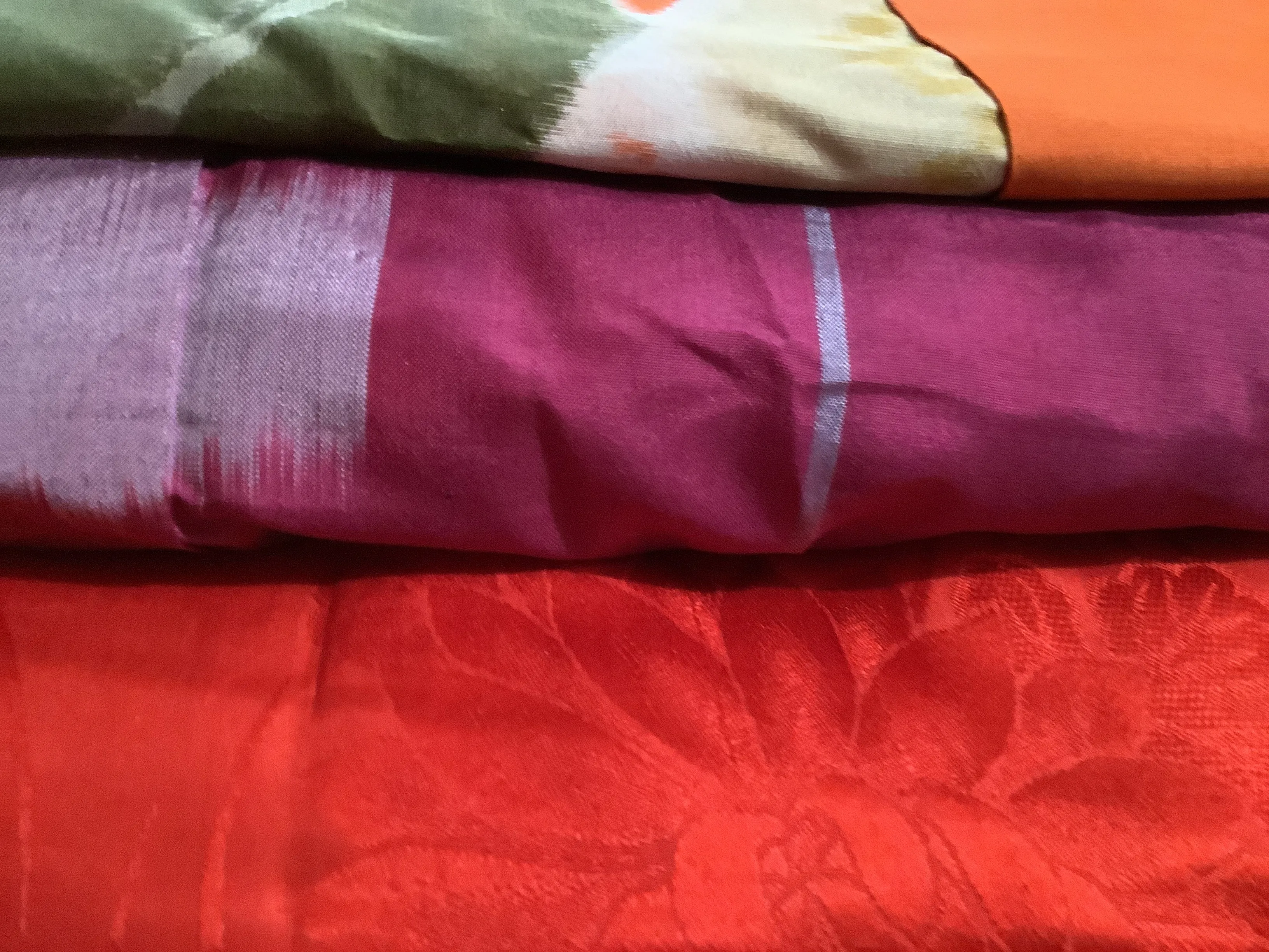 110-B: 10Lbs Vintage Japanese Kimono, "B"Package, Bulk Wholesale Kimono Cutters