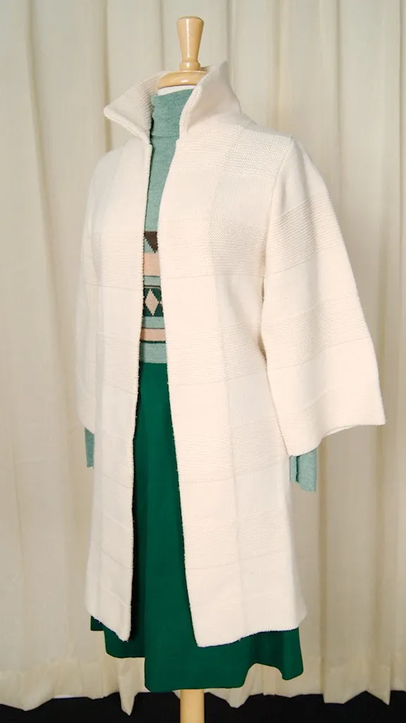 1960s Textured Sweater Coat