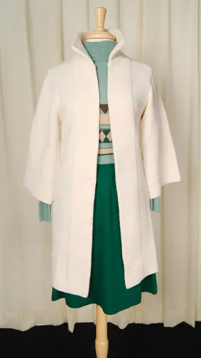 1960s Textured Sweater Coat