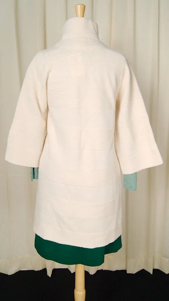 1960s Textured Sweater Coat