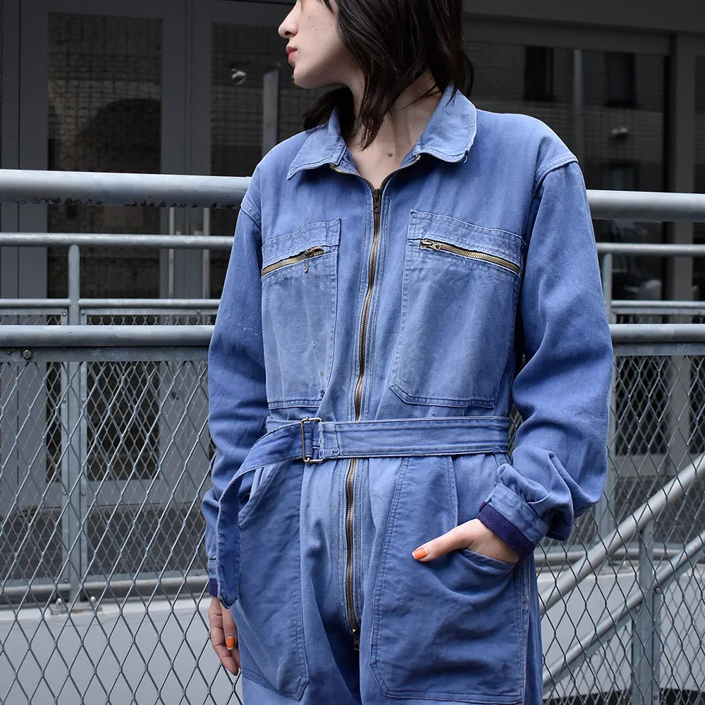 50’s Le CabLe French moleskin オールインワン！ Euro製 231115H