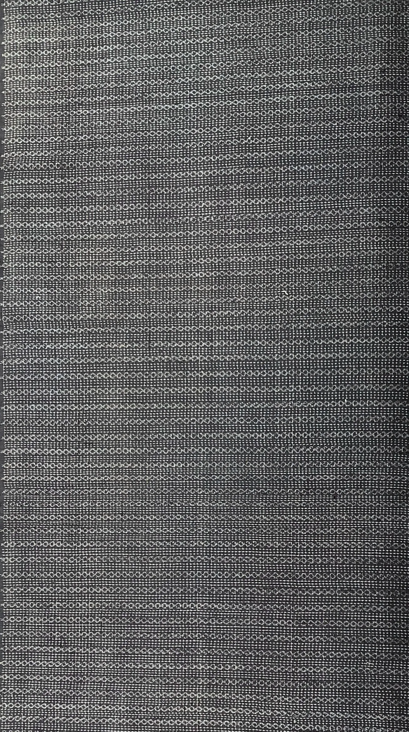 78082:1960s Mud-Dyed Japanese Silk Doro-Ohshima Tsumugi, 41in. AraiHari