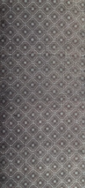7810:1930s-50s Mud-Dyed Japanese Silk Doro-Ohshima Tsumugi, 57in. AraiHari