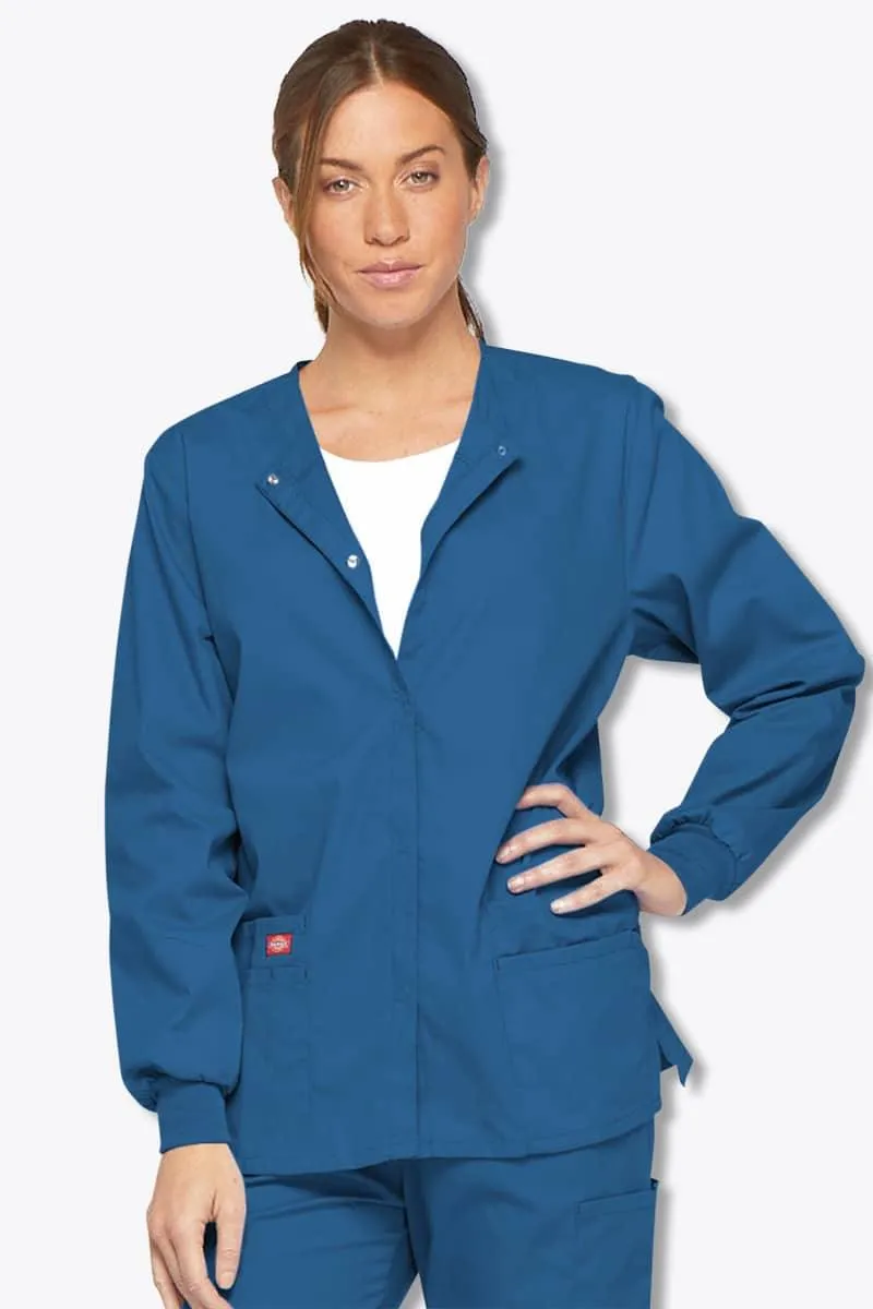 86306 Dickies EDS Women's Snap Front Warm-Up Jacket