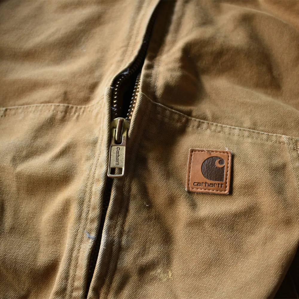 90's Carhartt 企業ロゴ刺繍入り アクティブパーカー 221029