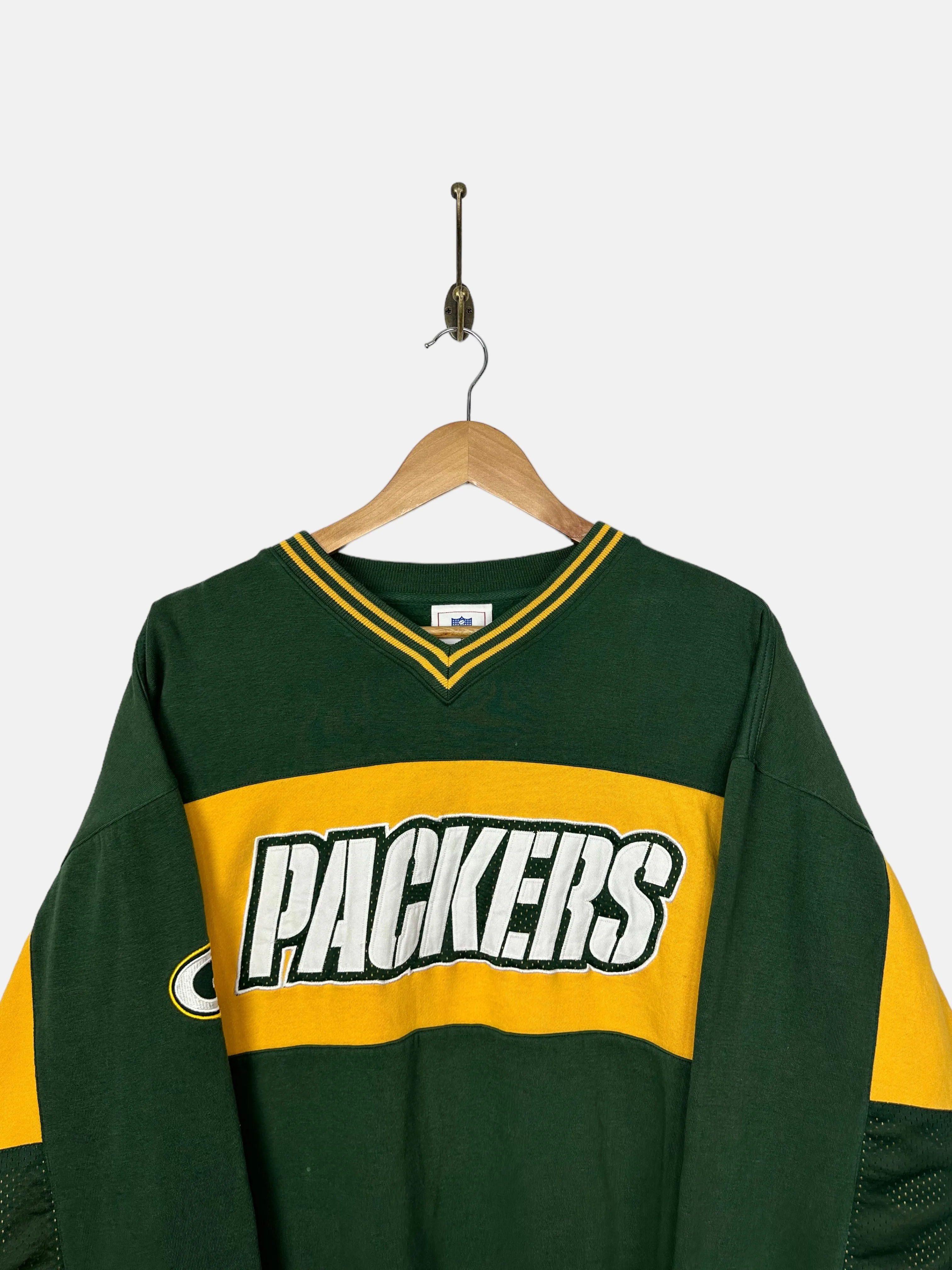 90's Green Bay Packers NFL Embroidered Vintage Sweatshirt Size XL
