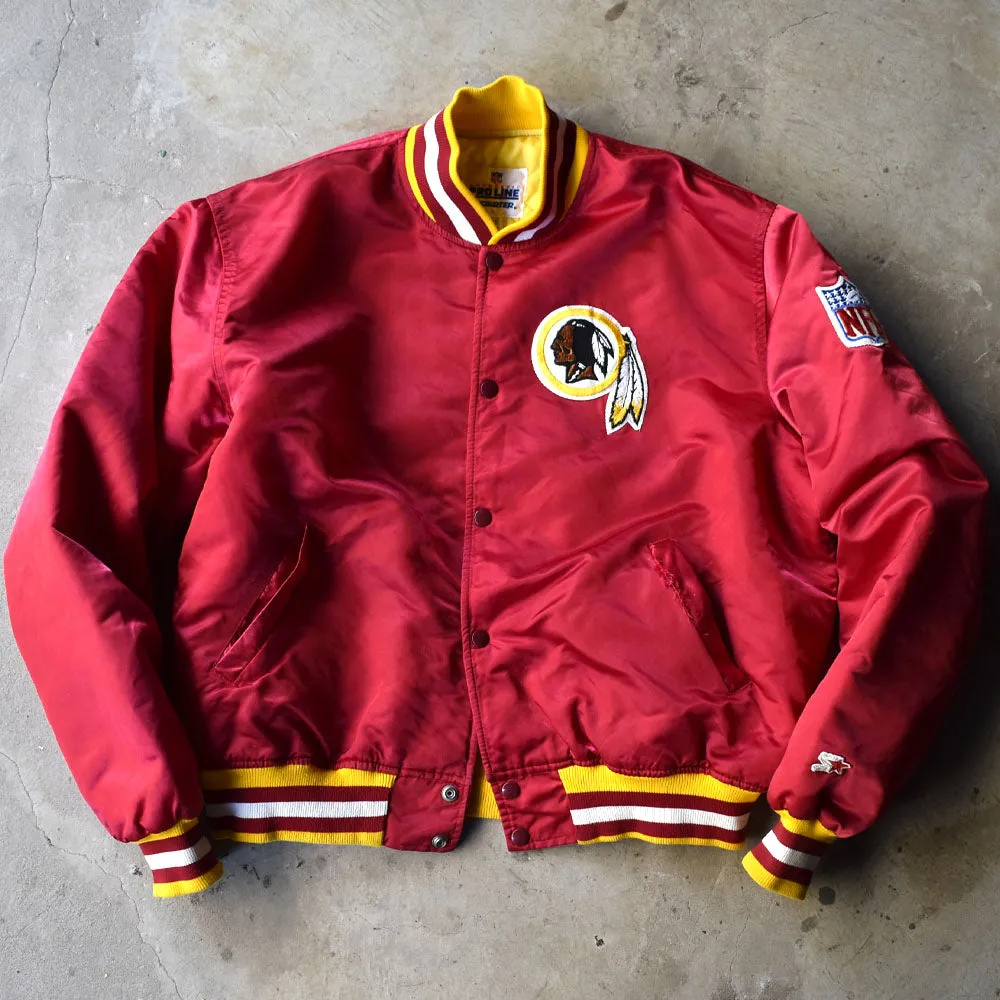 90’s STARTER “NFL Redskins” ナイロン アワードジャケット 240105