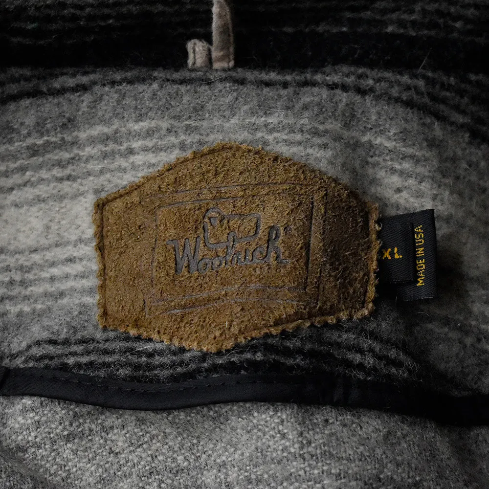 90's WOOLRICH ラグ柄 ネイティブボーダー  ウールジャケット USA製 231217H