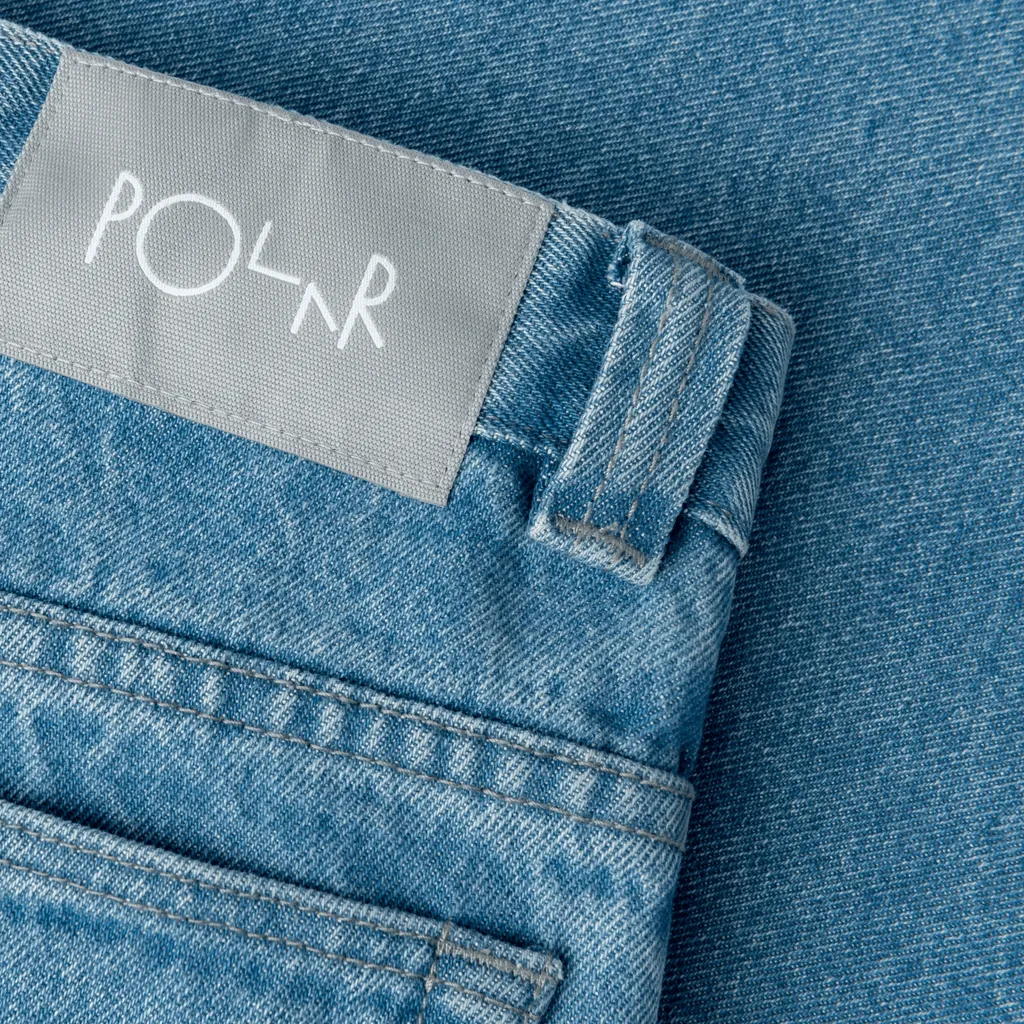 '93! pants - Mid blue