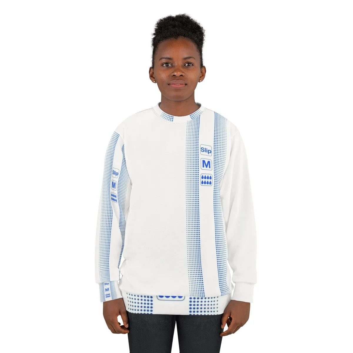 Absorbent Adult Diaper Sweatshirt - Novelty Incontinence Fashion