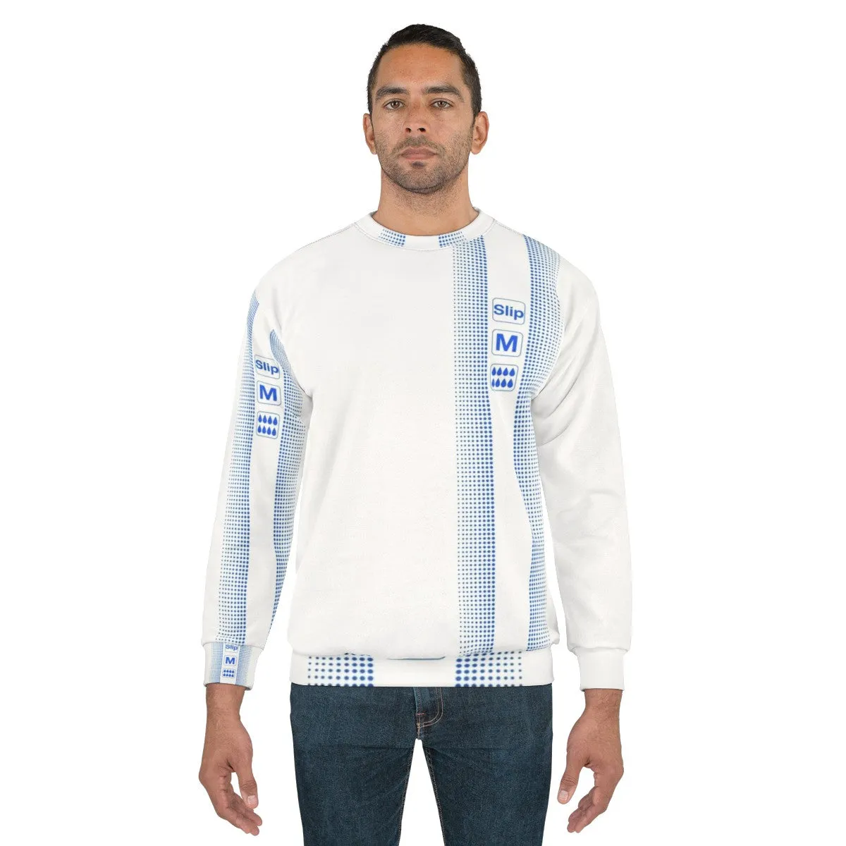 Absorbent Adult Diaper Sweatshirt - Novelty Incontinence Fashion