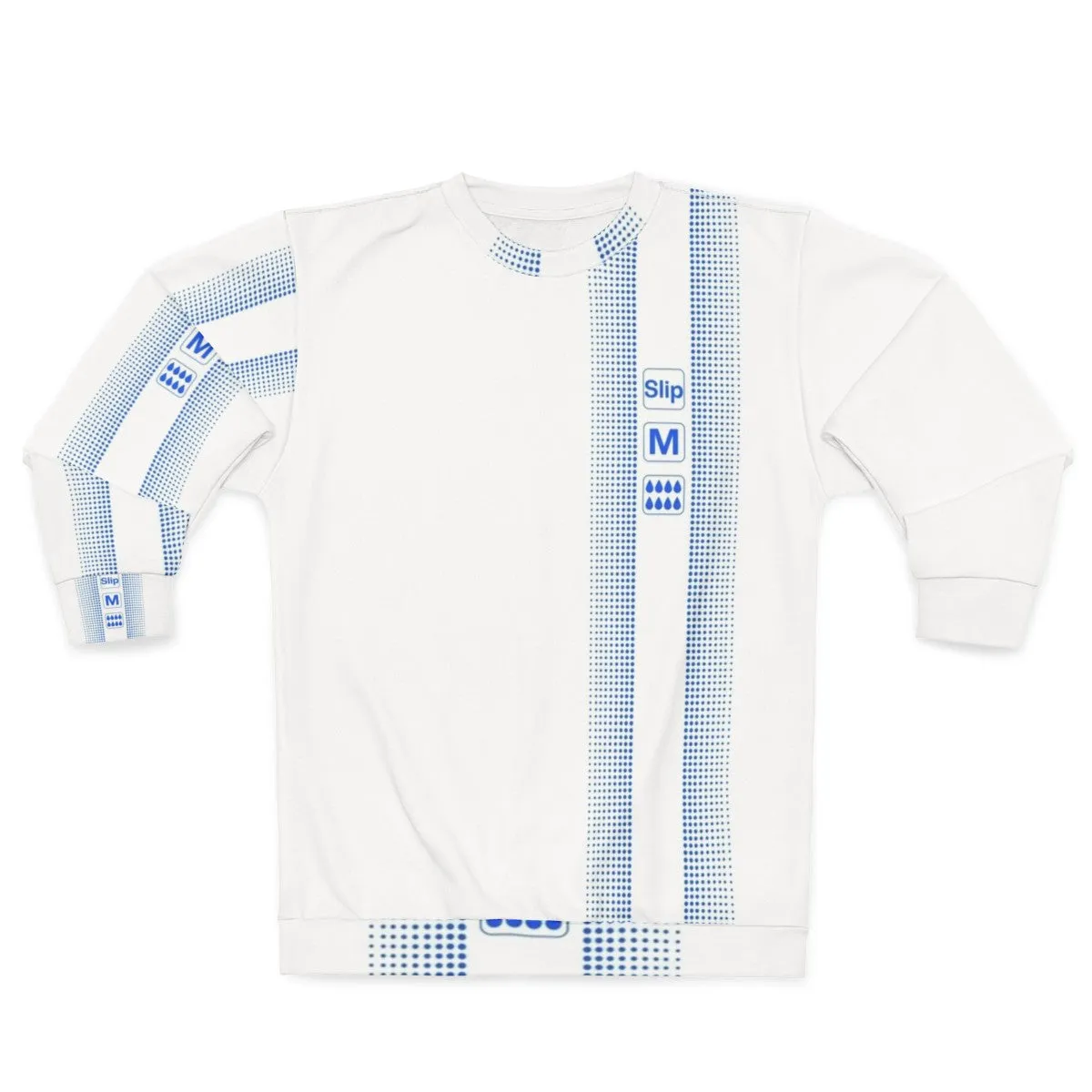 Absorbent Adult Diaper Sweatshirt - Novelty Incontinence Fashion