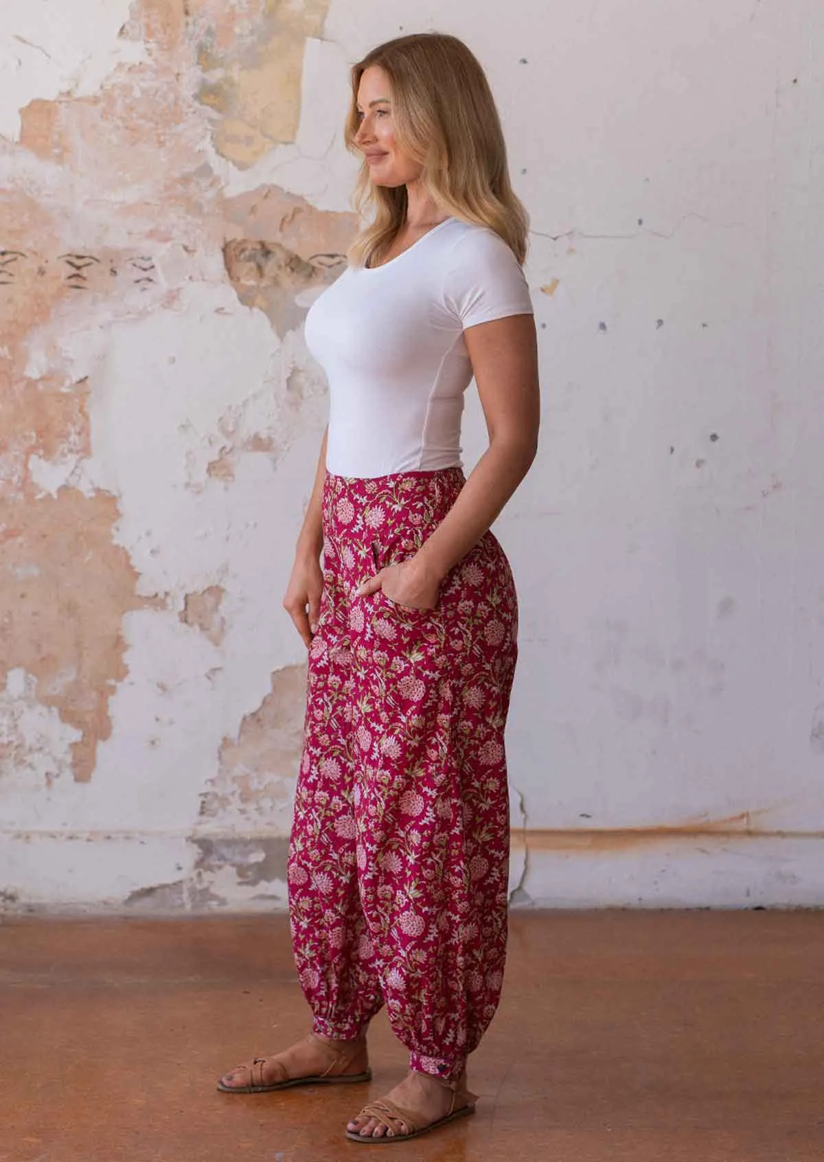 Acapulco Pants Cranberry