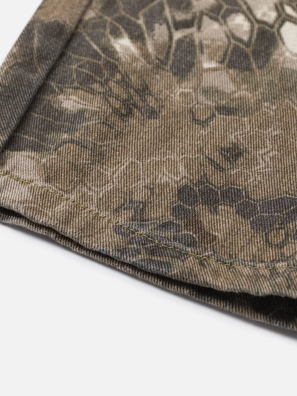 Aelfric Eden Snake Pattern Loose Jeans