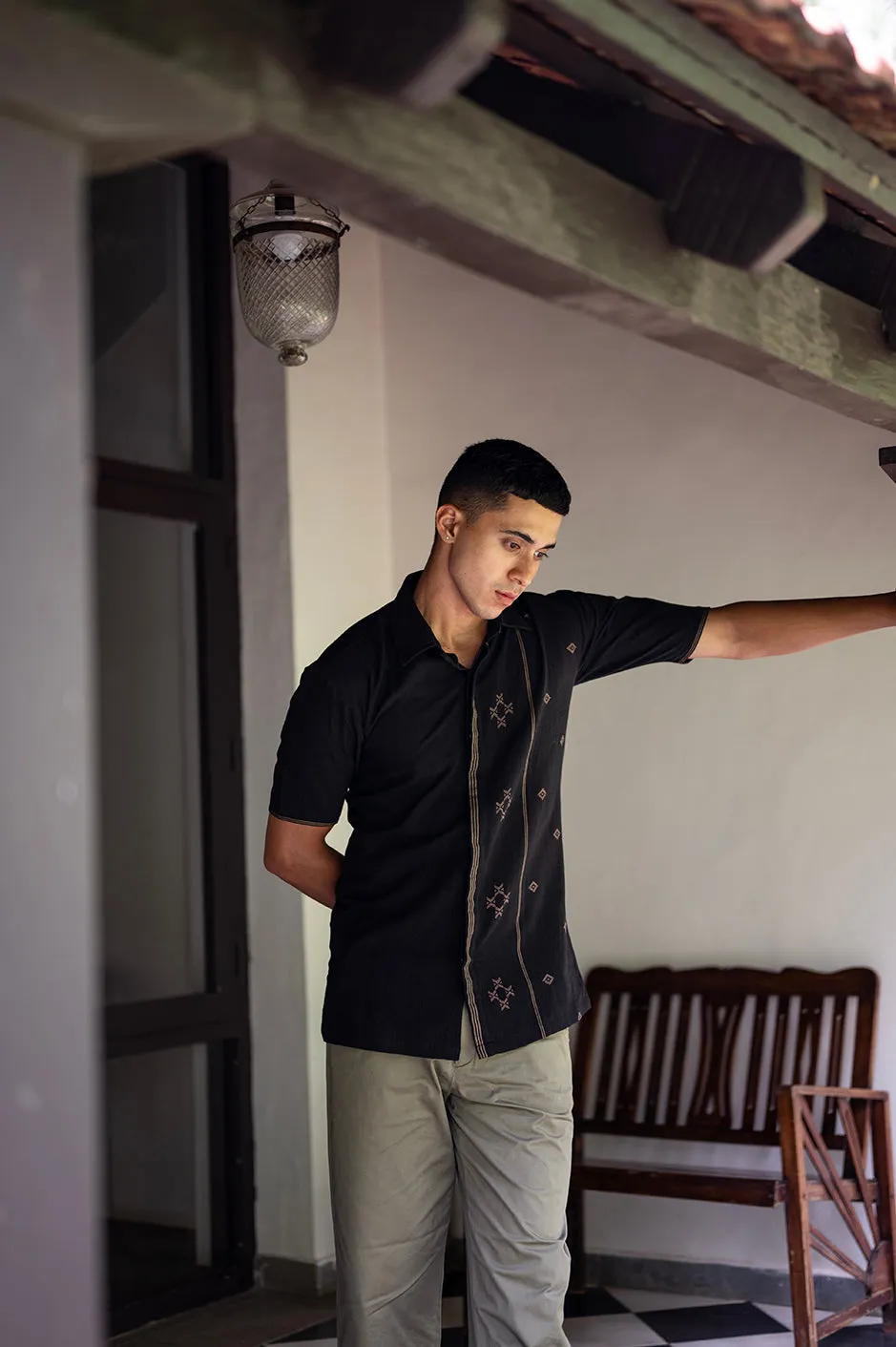 Ahote Handwoven Cotton Shirt