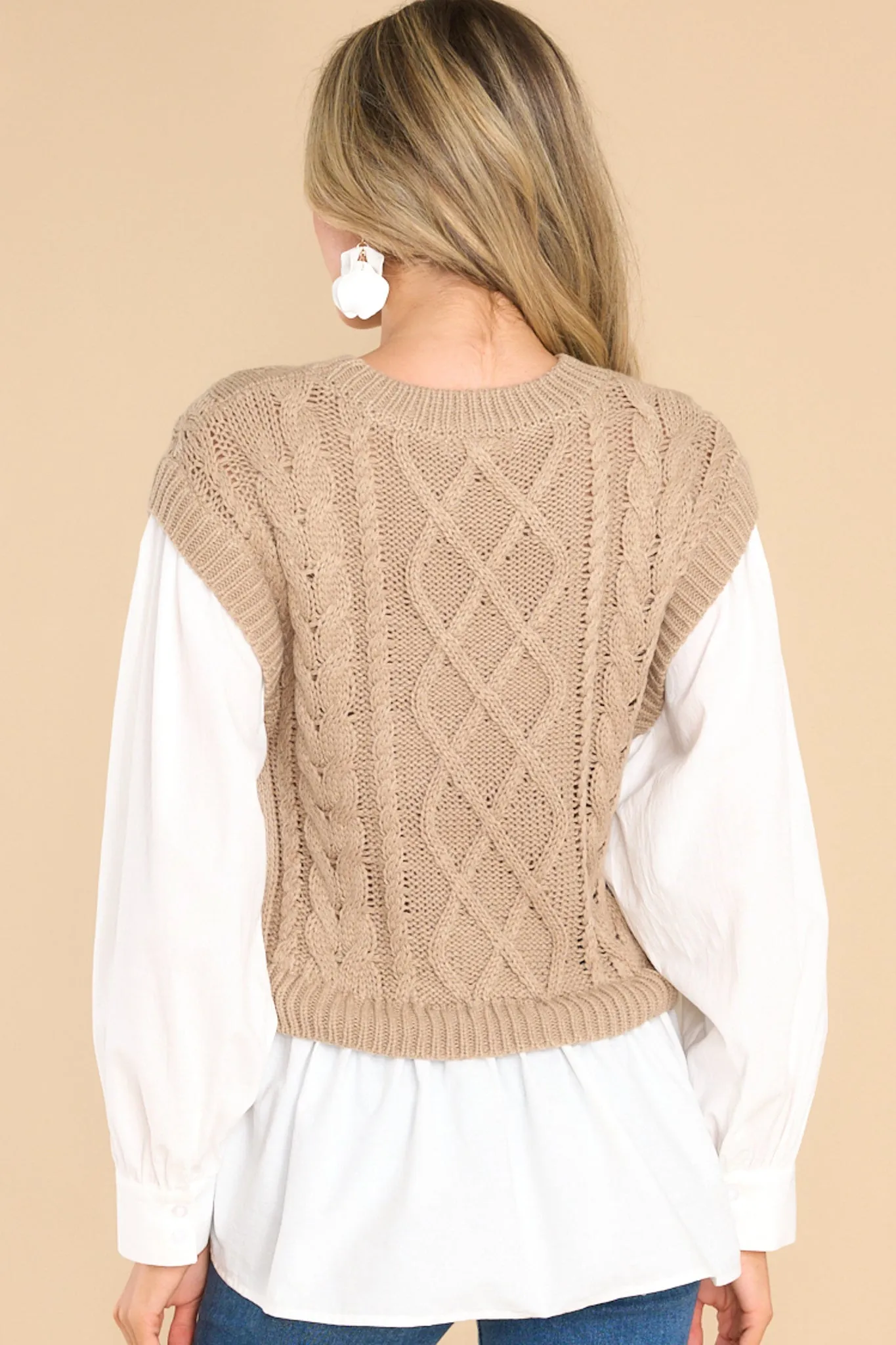 All That You Are Taupe Sweater