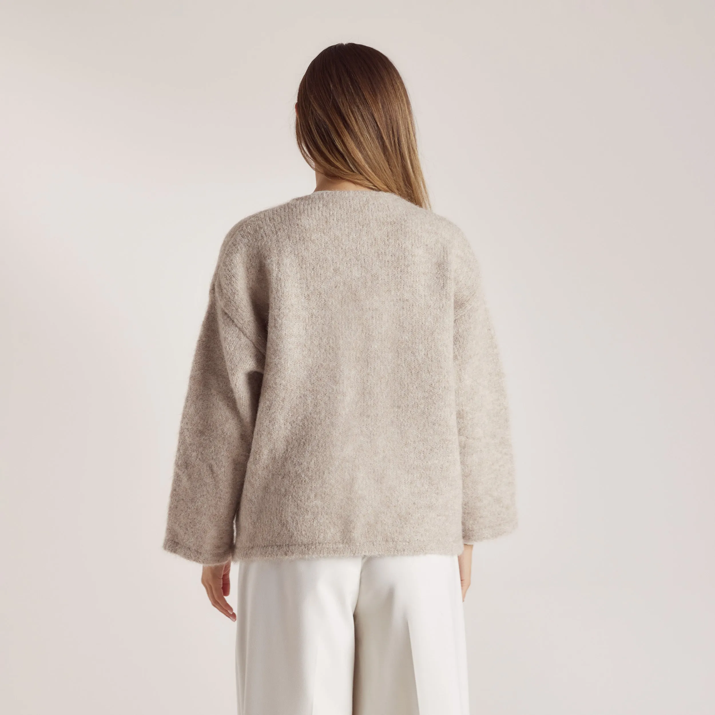 Alpaca Blend Jacket - Mink