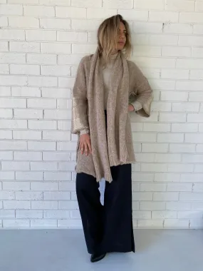 ALPACA KIMONO CARDIGAN OAT