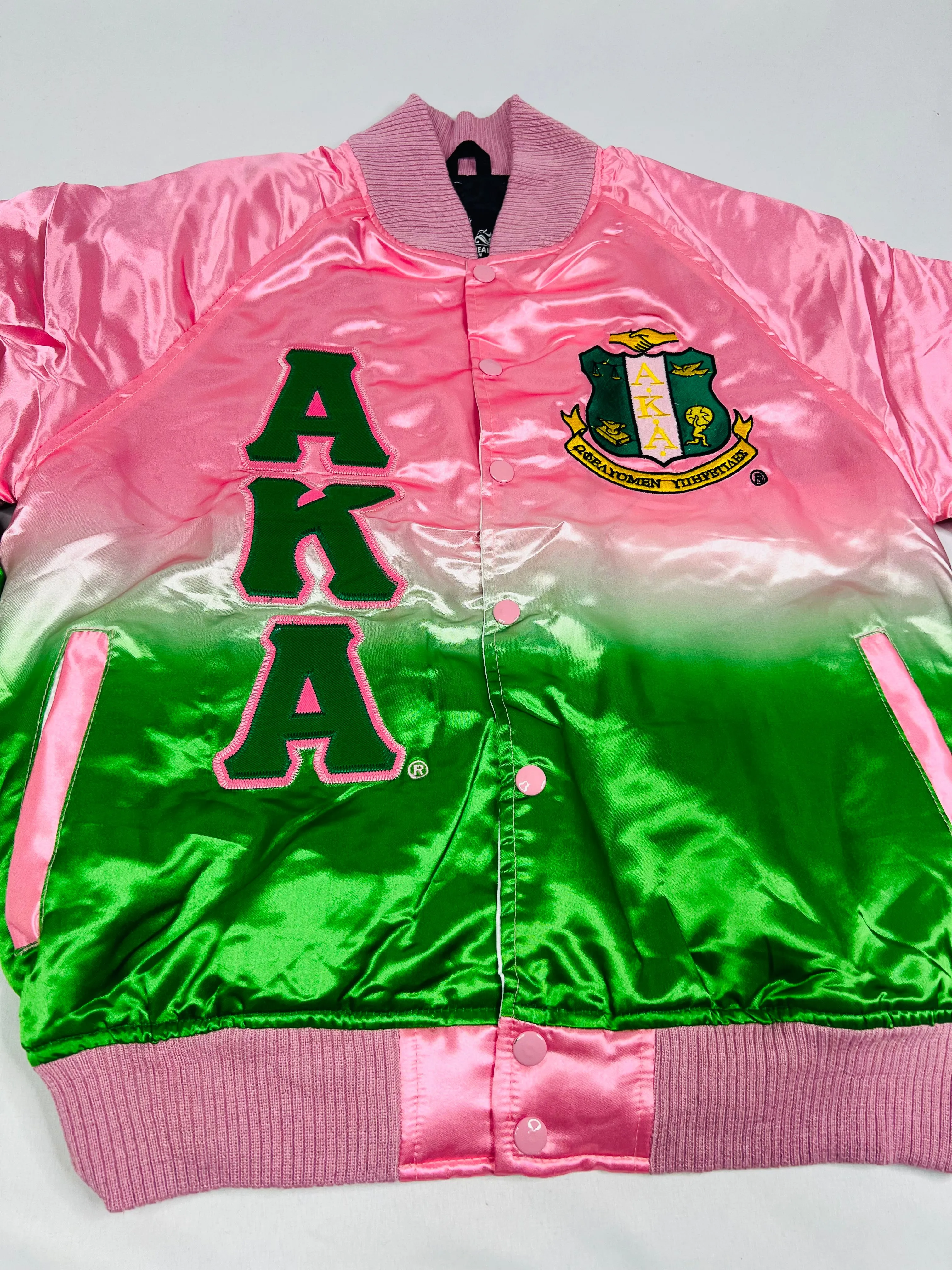 Alpha Kappa Alpha Ombré Bomber Jacket