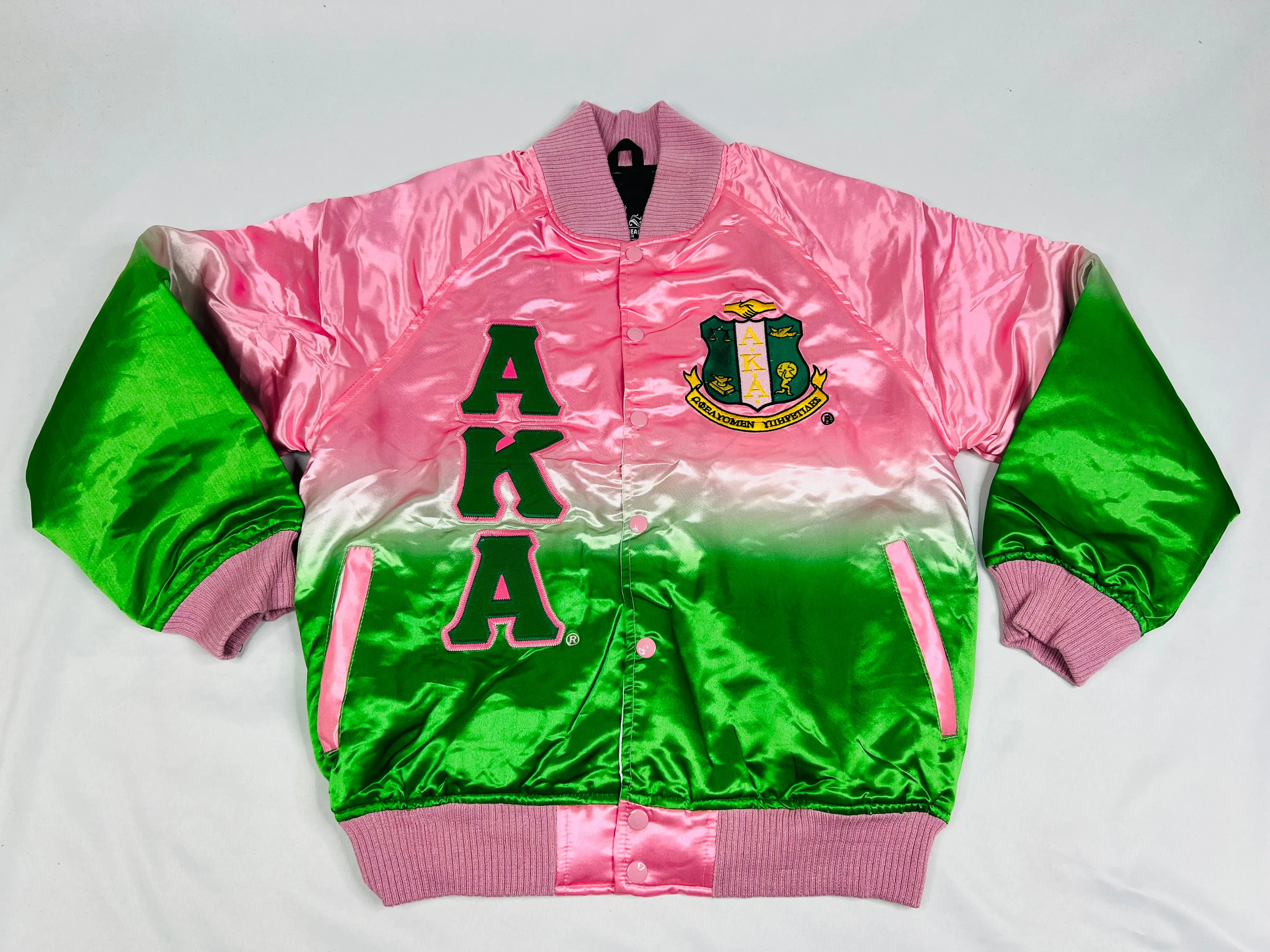 Alpha Kappa Alpha Ombré Bomber Jacket