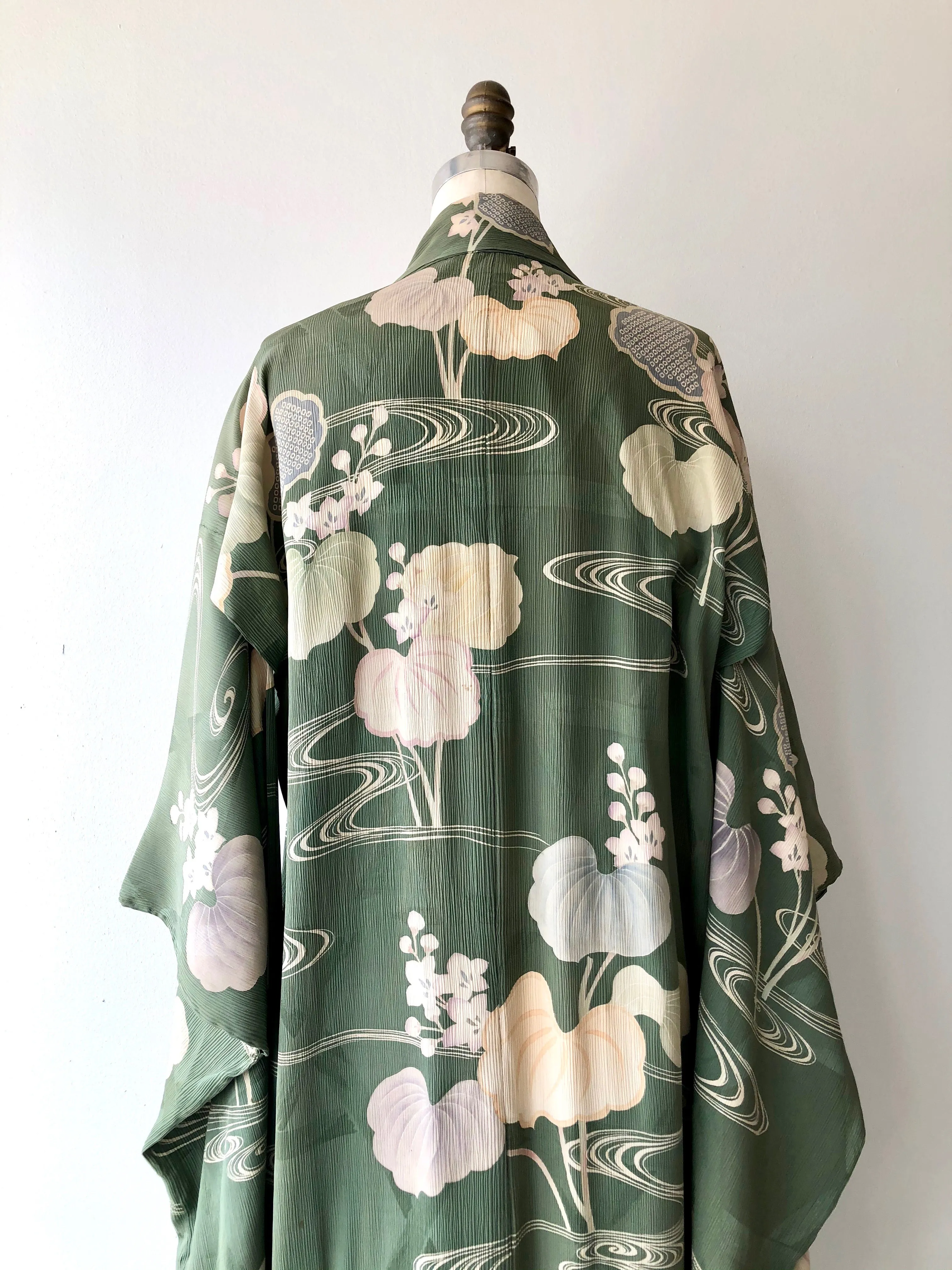 Antique 1920s silk kimono wrapper