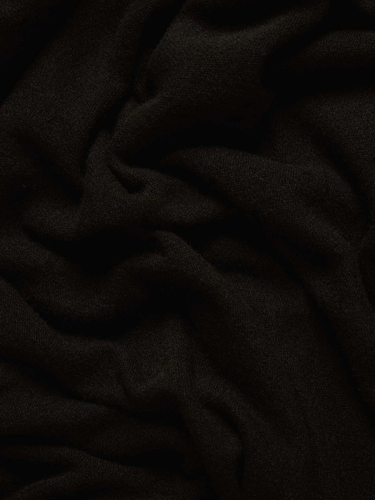 Archive Womens Recycled Cashmere Crewneck Sweatshirt—black