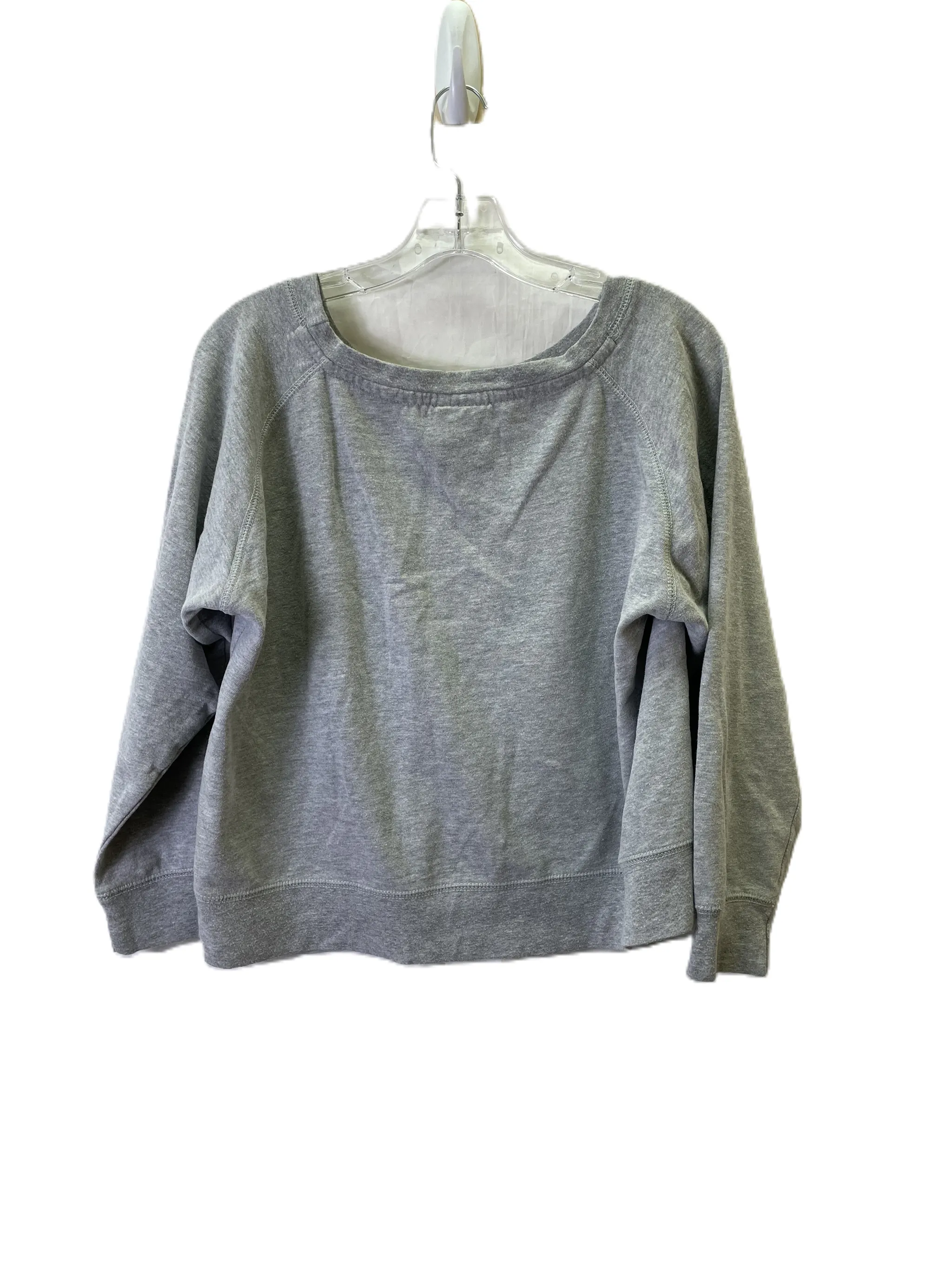 Athletic Sweatshirt Crewneck By j America - Osu In Grey & Red, Size: L