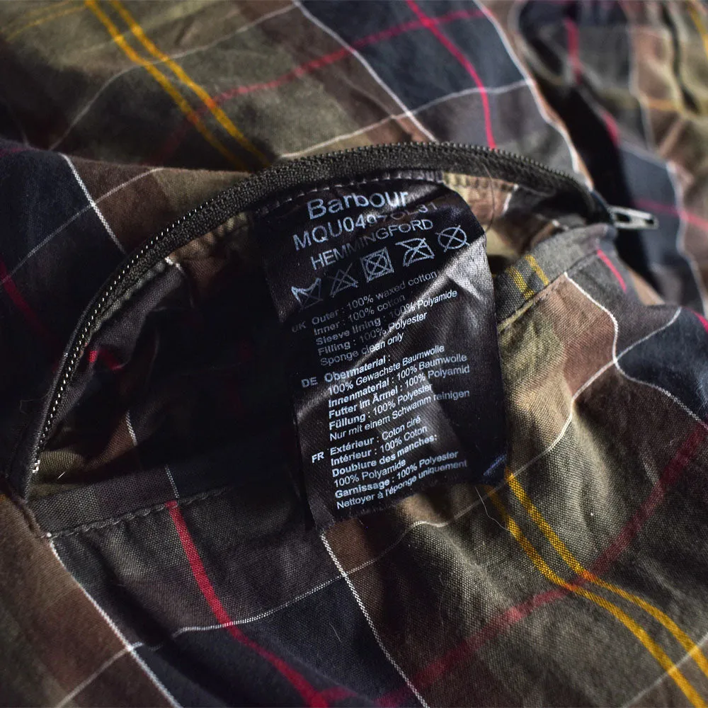 Barbour “HEMMING FORD” 中綿入り オイルドジャケット 231125