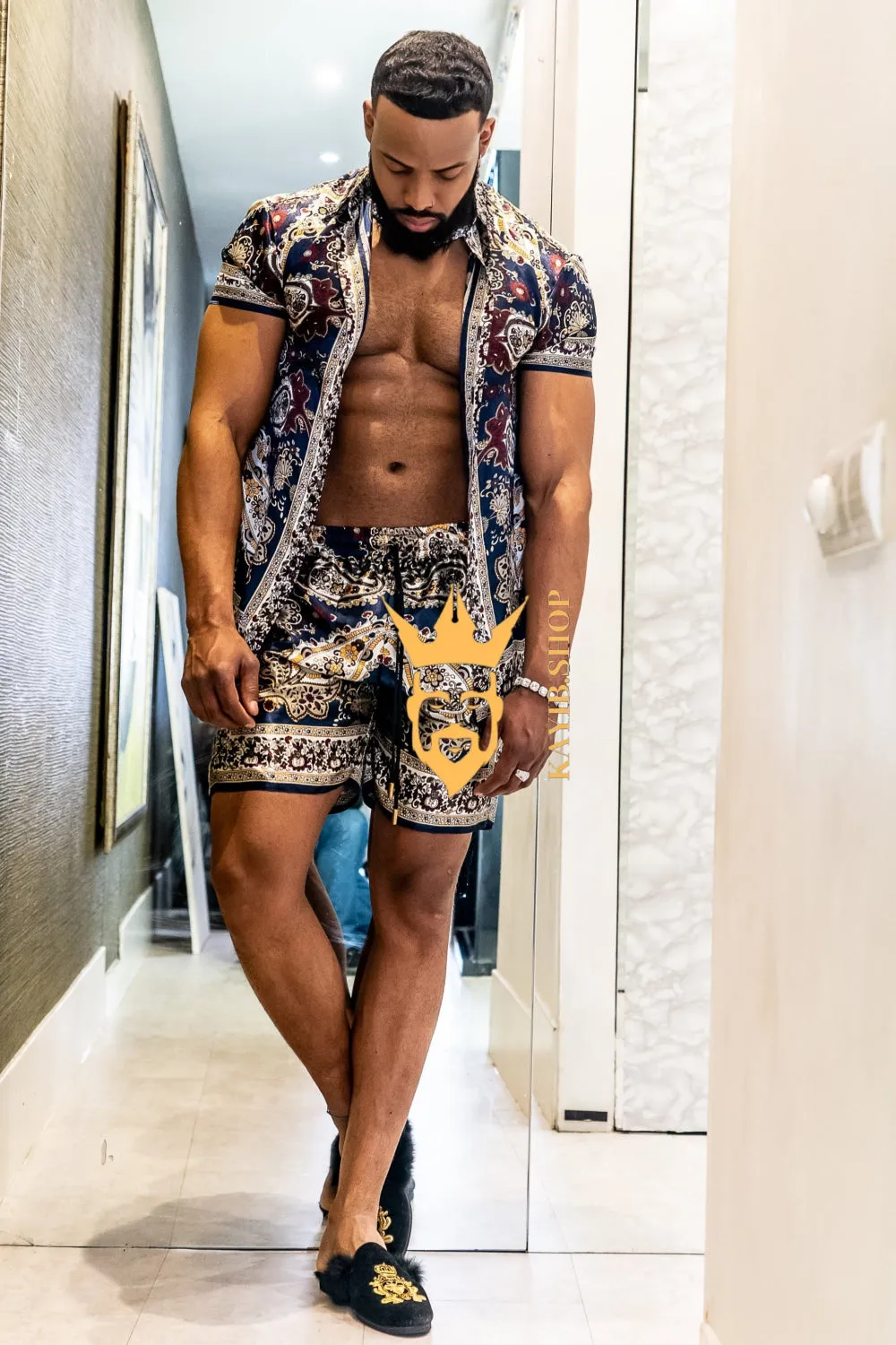 Barocco Outfits Silk Set - Elevate Your Style Game with Luxury and Personalized Fit