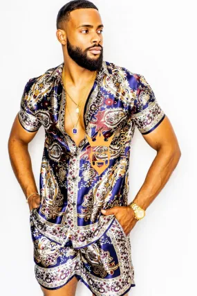 Barocco Outfits Silk Set - Elevate Your Style Game with Luxury and Personalized Fit
