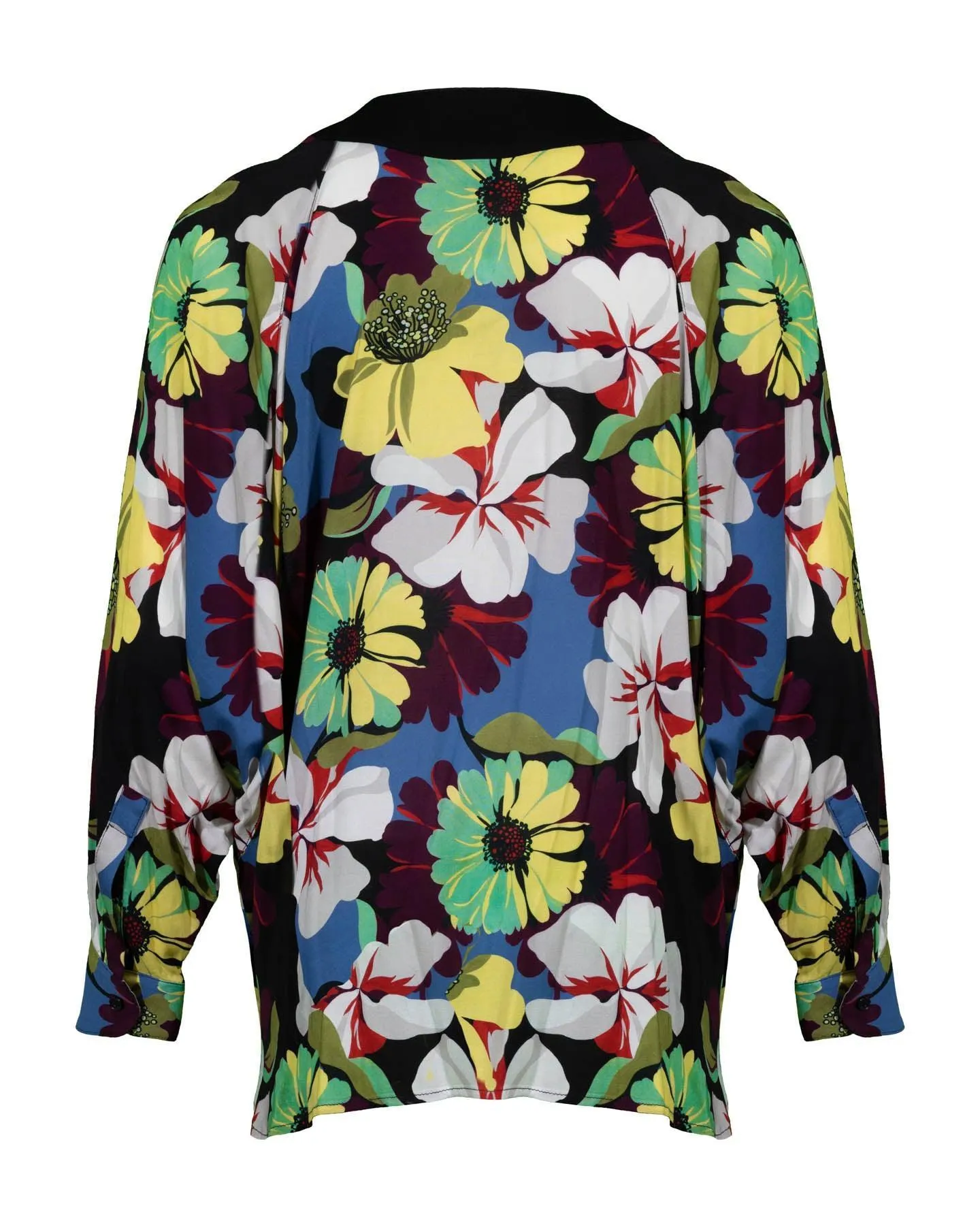 Blocked Kimono Blouse