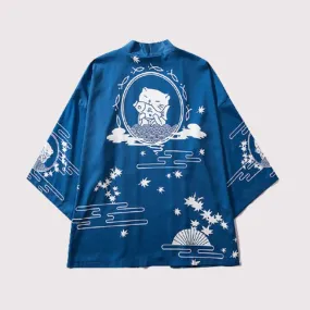 Blue Kimono Cardigan