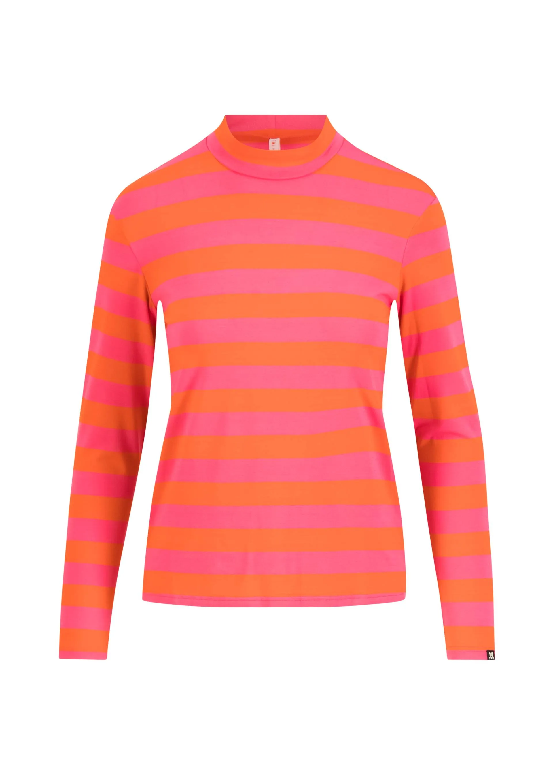 Blutsgeschwister Bold Pinkish Stripe Lonely Lips Turtle Top