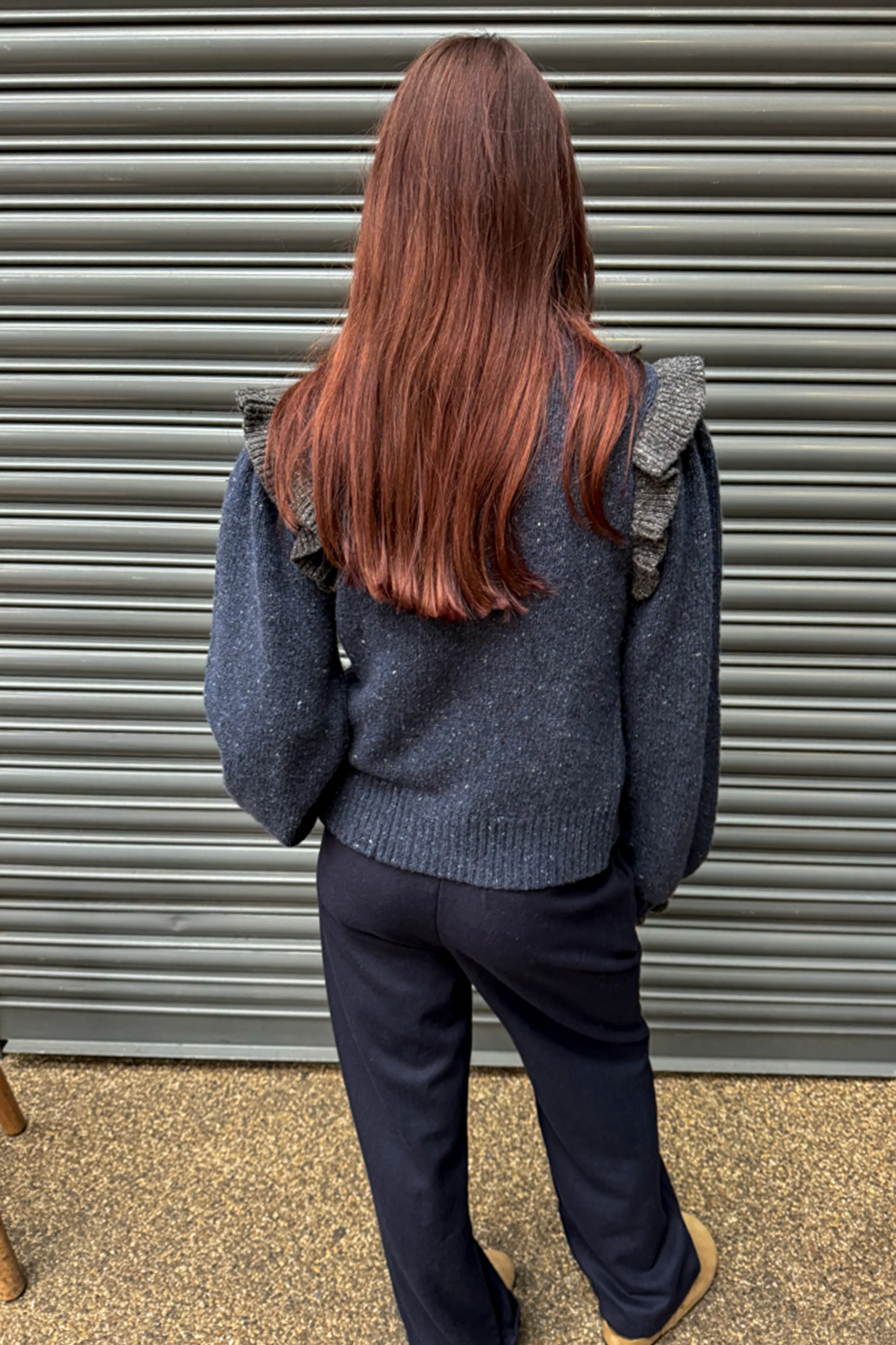 Bonté Delphie Navy Knit Jacket