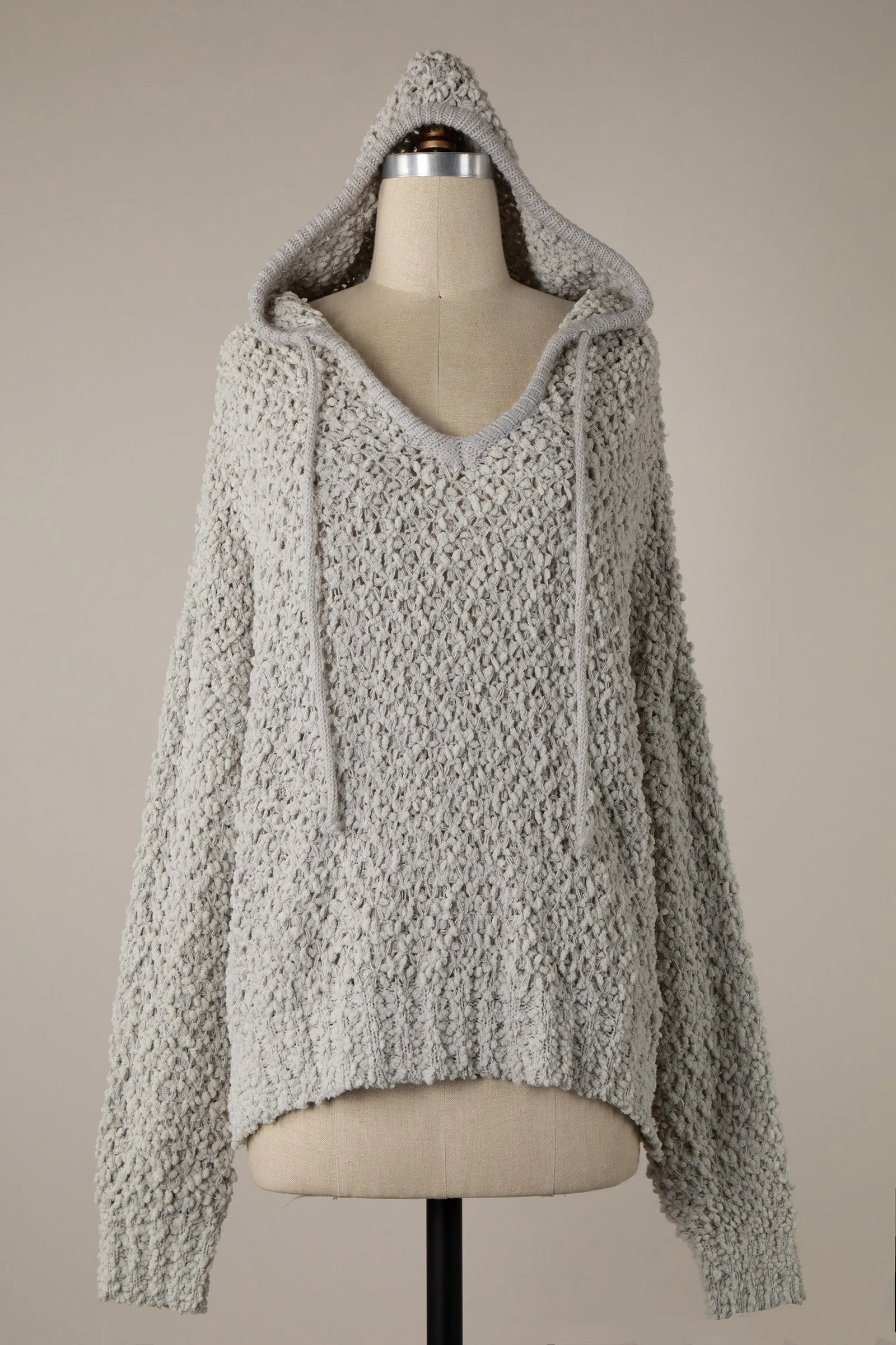 CABLE KNIT SWEATER WITH HOODIE 1 PACK