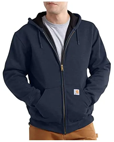 Carhartt 104078 Men's Rain Defender Loose Fit Midweight ThermalLined Full-Zip Sweatshirt