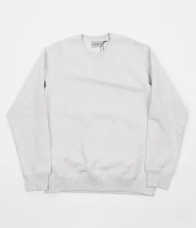 Carhartt Chase Crewneck Sweatshirt - Ash Heather / Gold