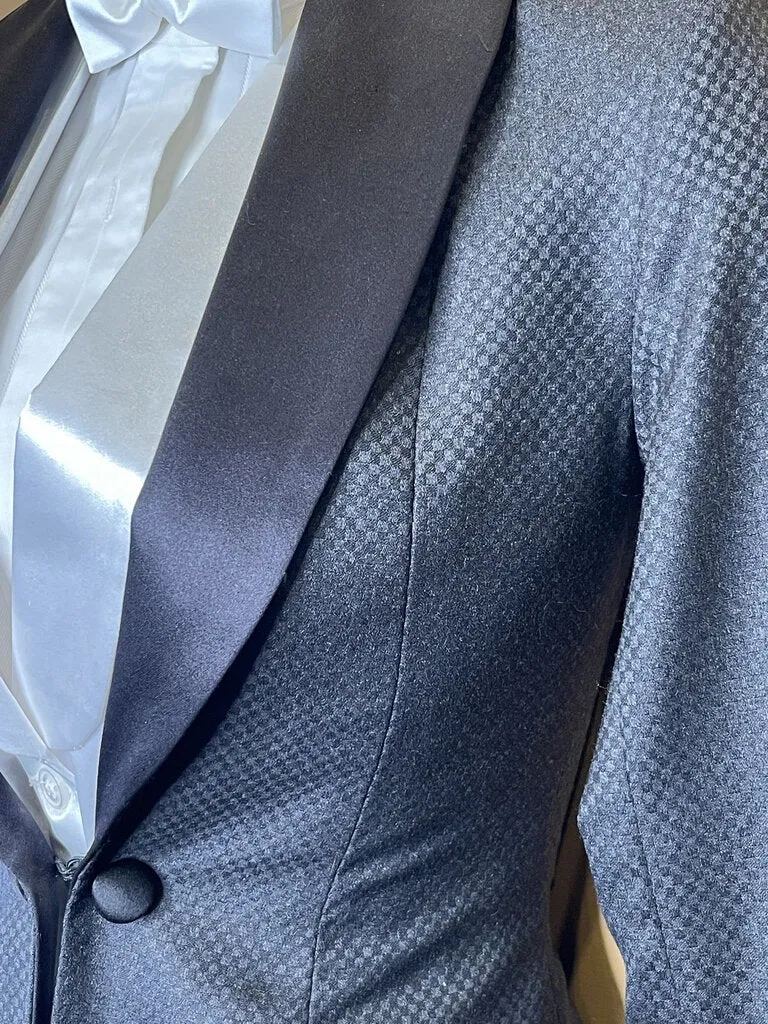 CHARCOAL GRAY FORMAL BETTY BERDINE