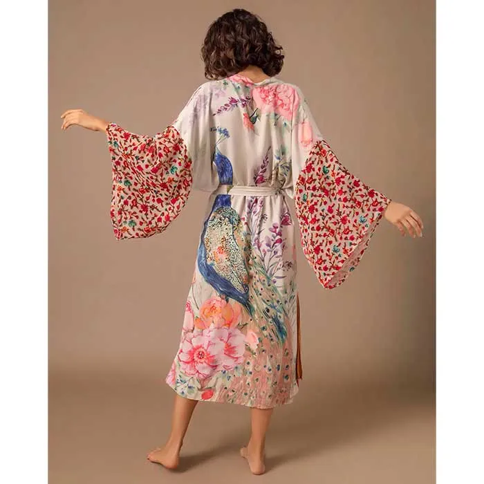 Colorful Boho Kimono Robe