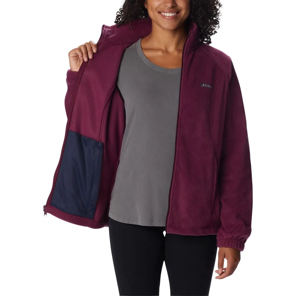 Columbia Benton Springs Full-Zip Fleece Jacket for Ladies - Marionberry - S