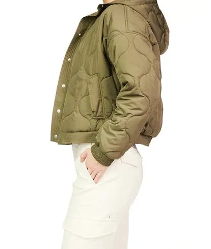 Comfy Quilted Jacket - Burnt Olive