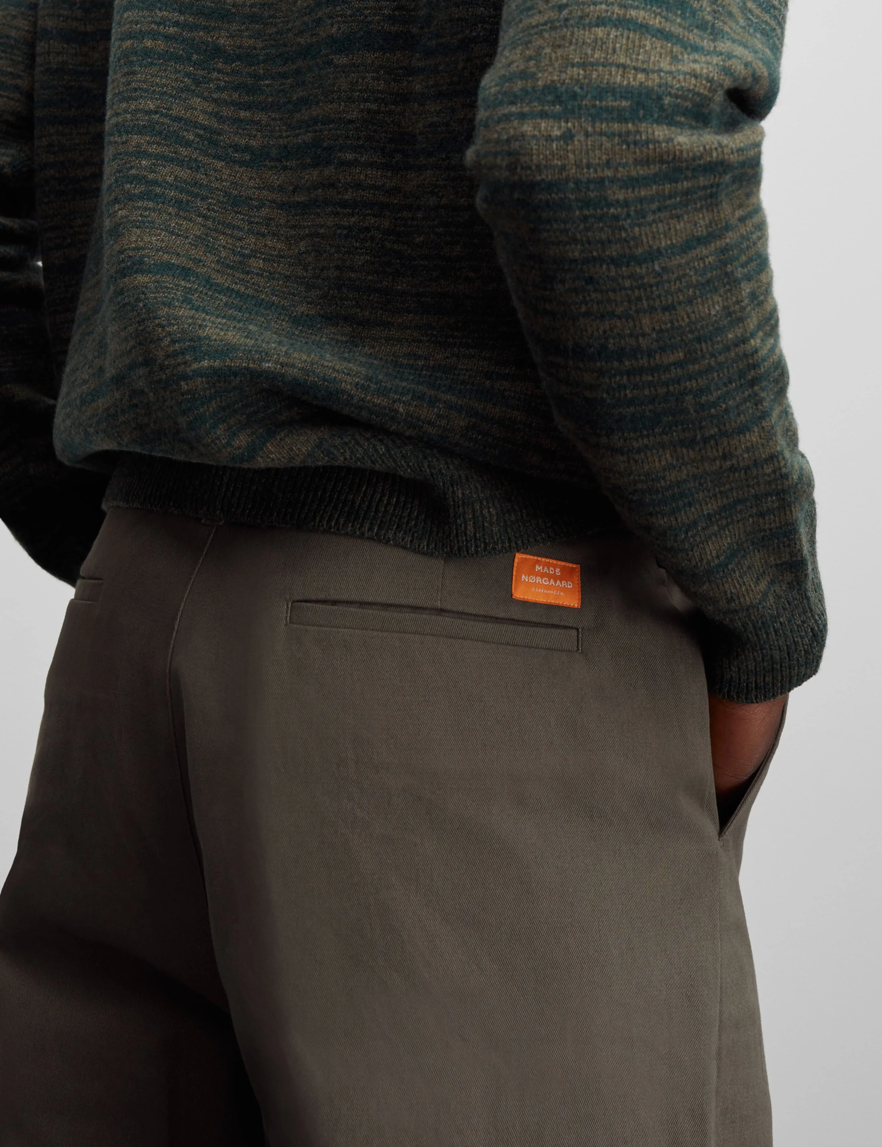 Crisp Twill Silas Pants, Tarmac