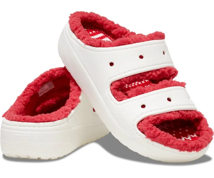 Crocs Unisex Cozzzy Holiday Sweater Sandal - Multi