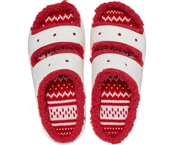 Crocs Unisex Cozzzy Holiday Sweater Sandal - Multi