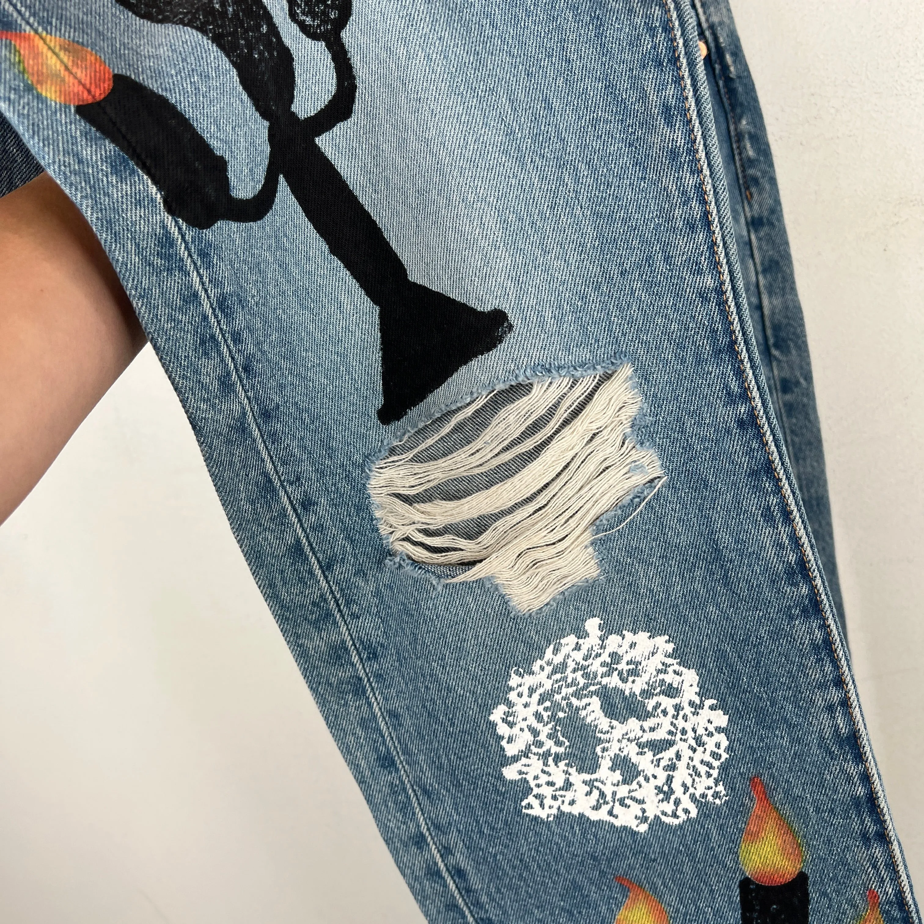 Denim Tears x Virgil Abloh Candle Jeans