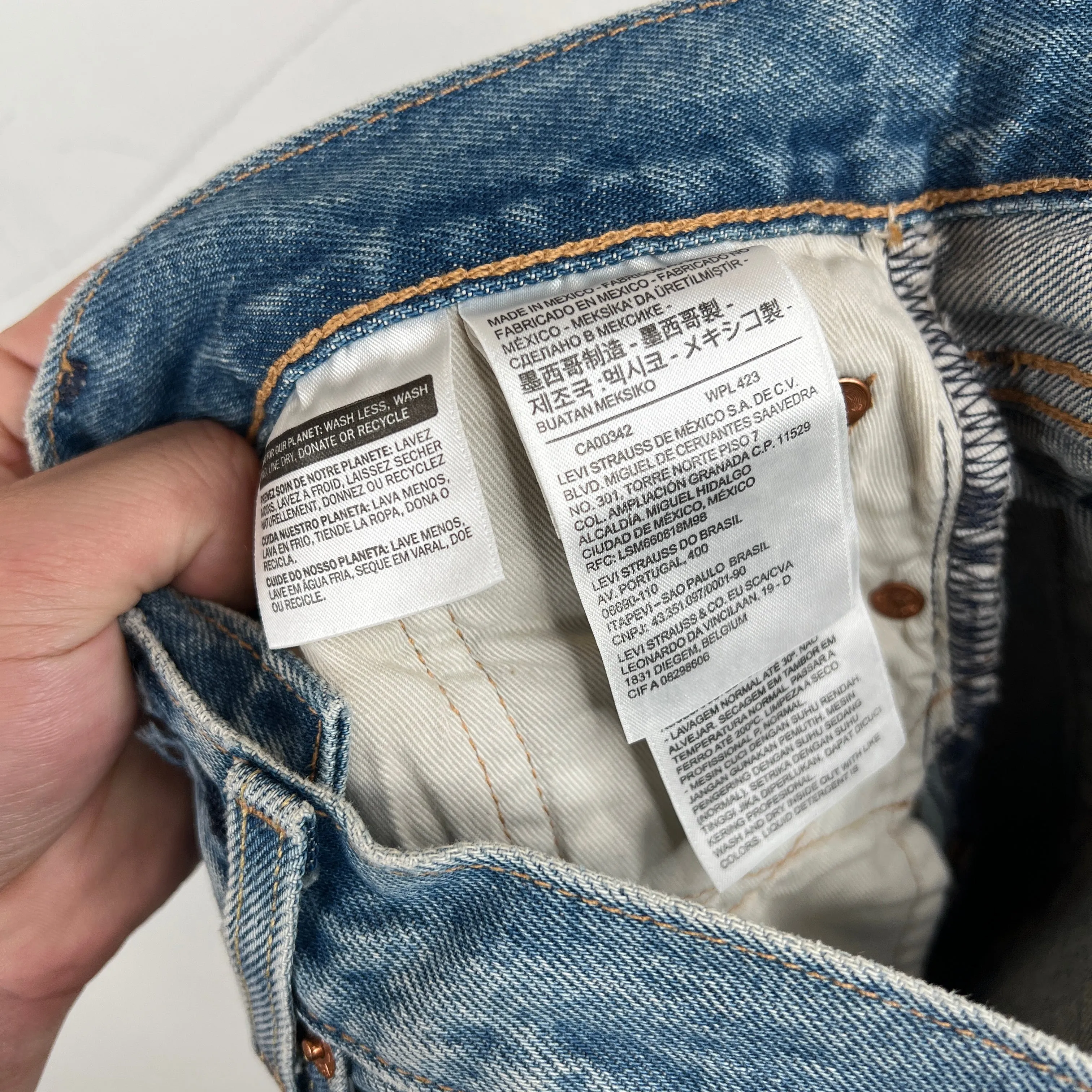 Denim Tears x Virgil Abloh Candle Jeans