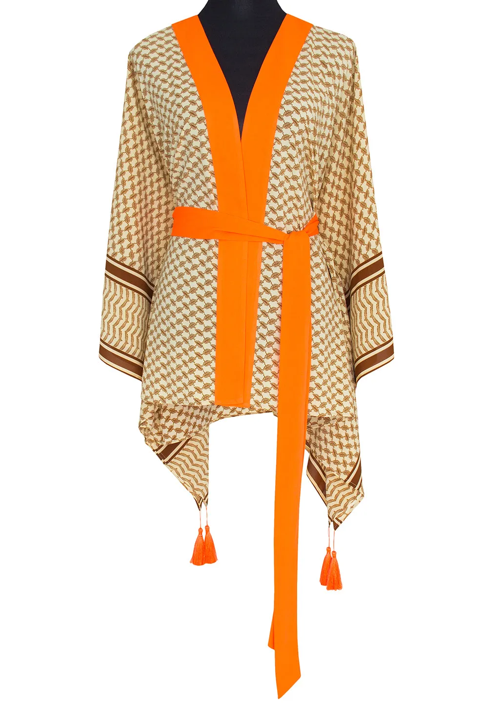 Desert - Sand Kimono (Neon Orange)