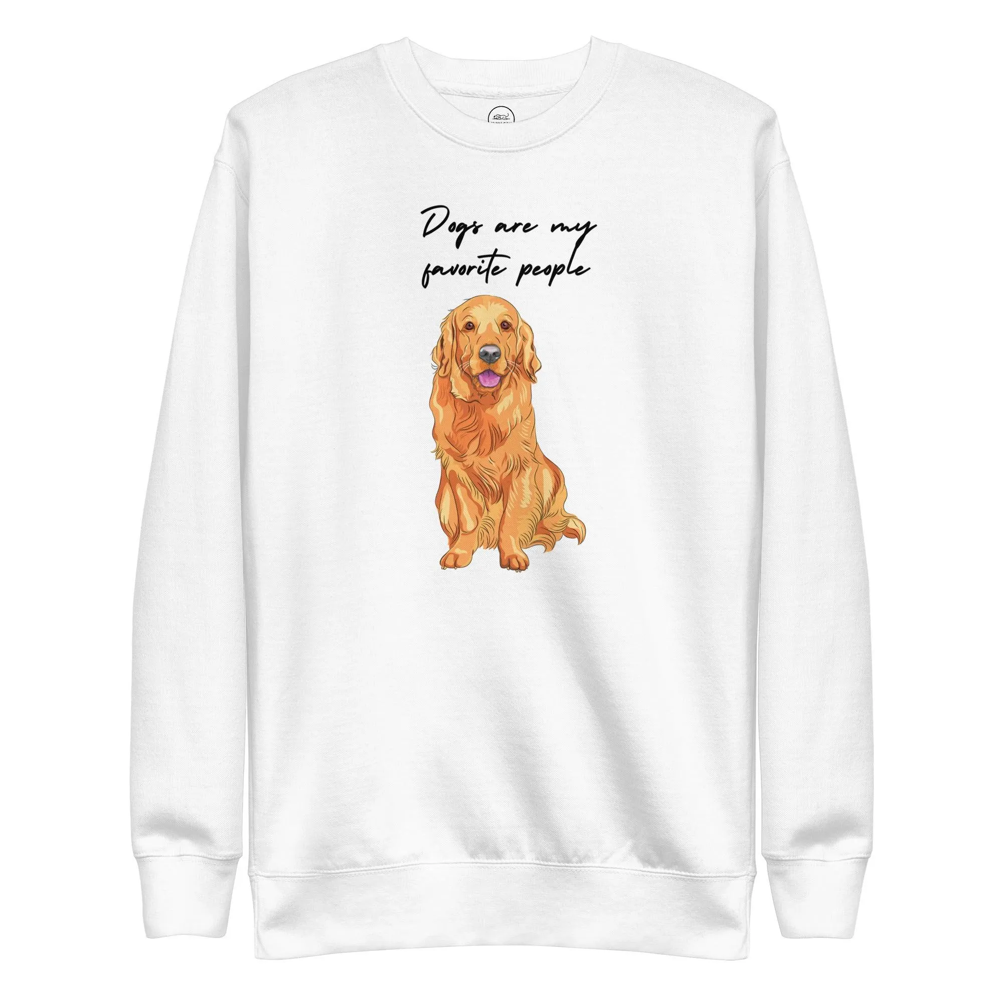 Dog Lover Premium Cotton Sweatshirt - Dogs Are My Favorite People