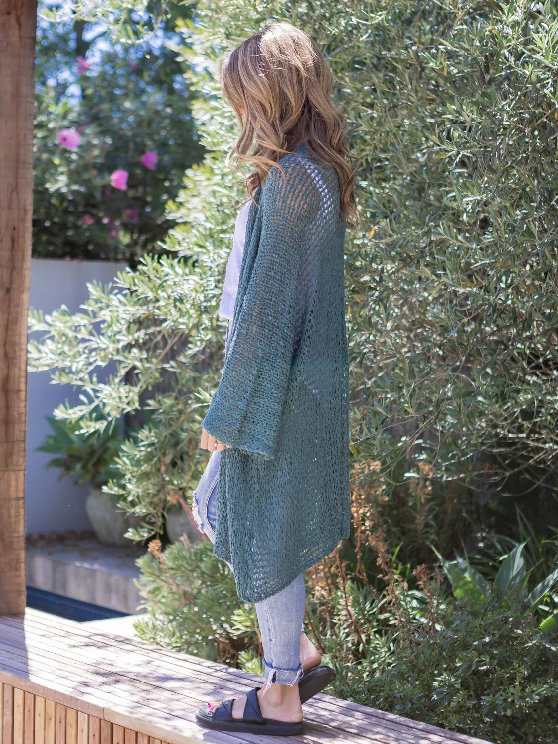 Eclipse Kimono- Moss green