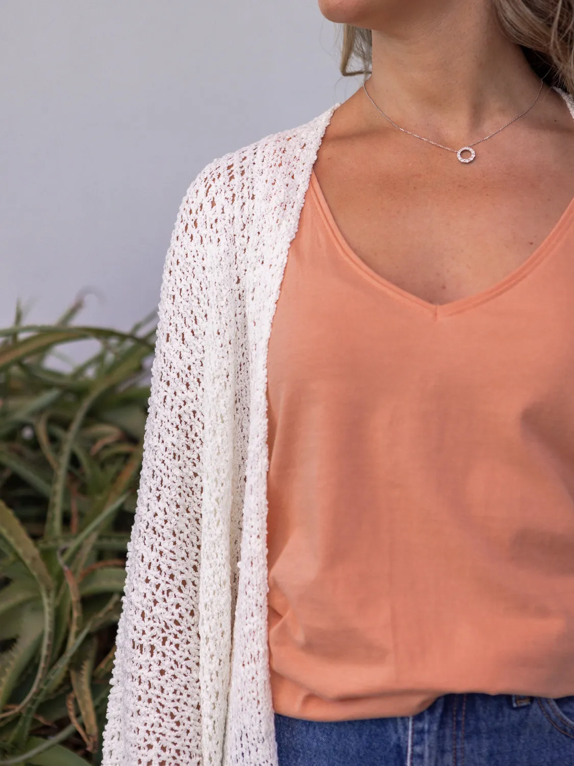 Eclipse Kimono- White